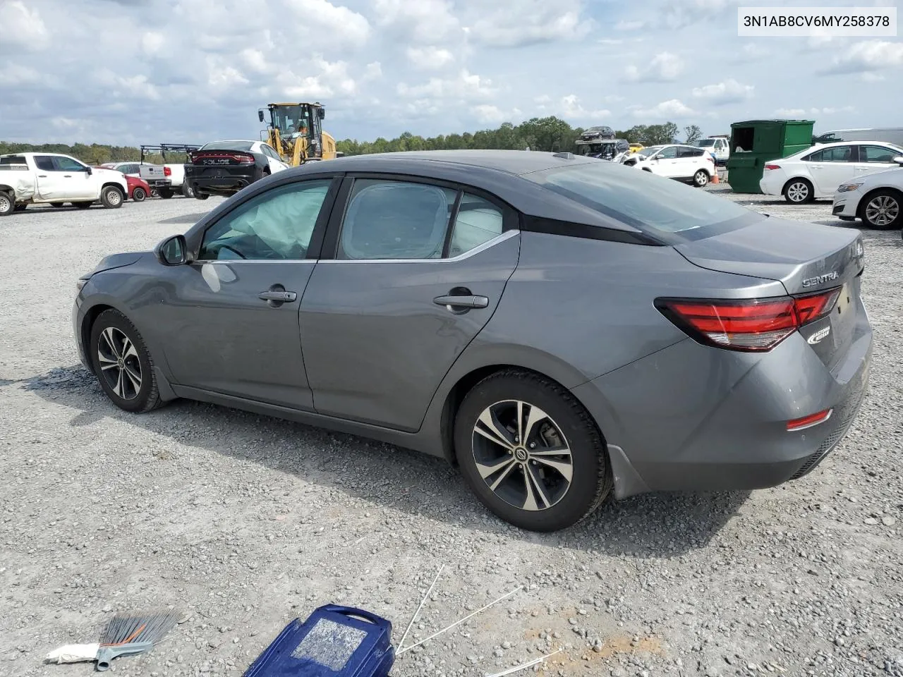 2021 Nissan Sentra Sv VIN: 3N1AB8CV6MY258378 Lot: 74228854