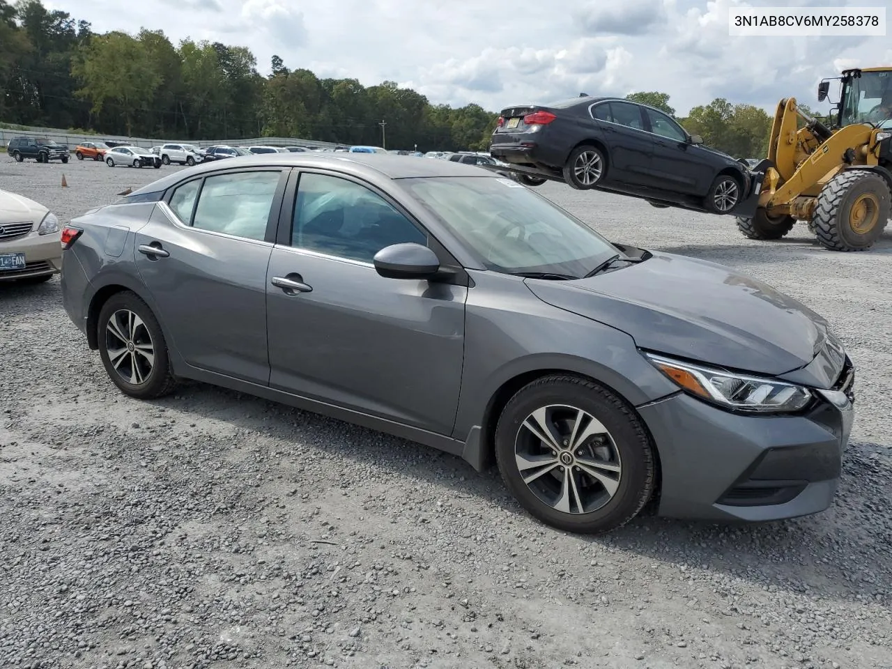 2021 Nissan Sentra Sv VIN: 3N1AB8CV6MY258378 Lot: 74228854