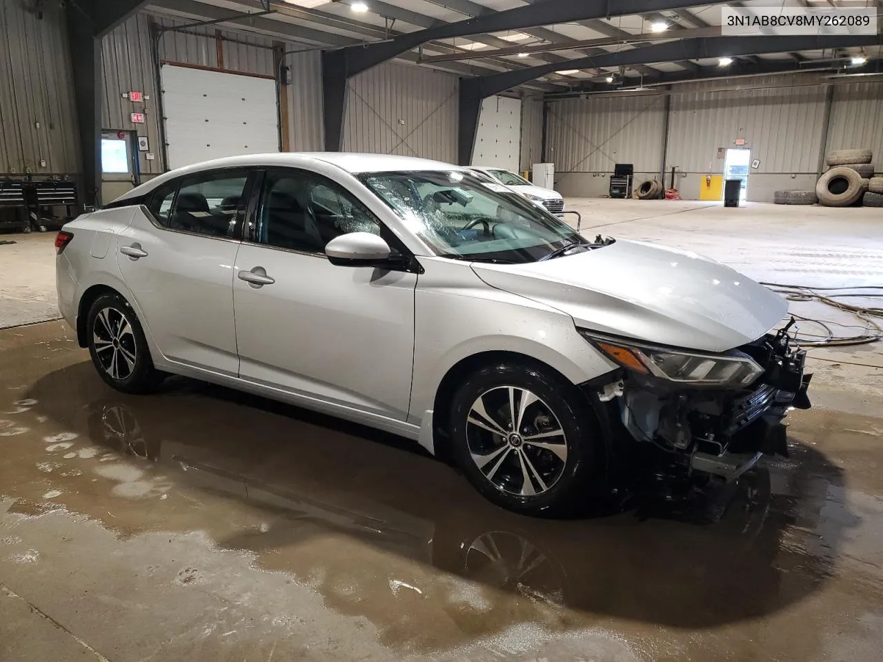 2021 Nissan Sentra Sv VIN: 3N1AB8CV8MY262089 Lot: 74236544