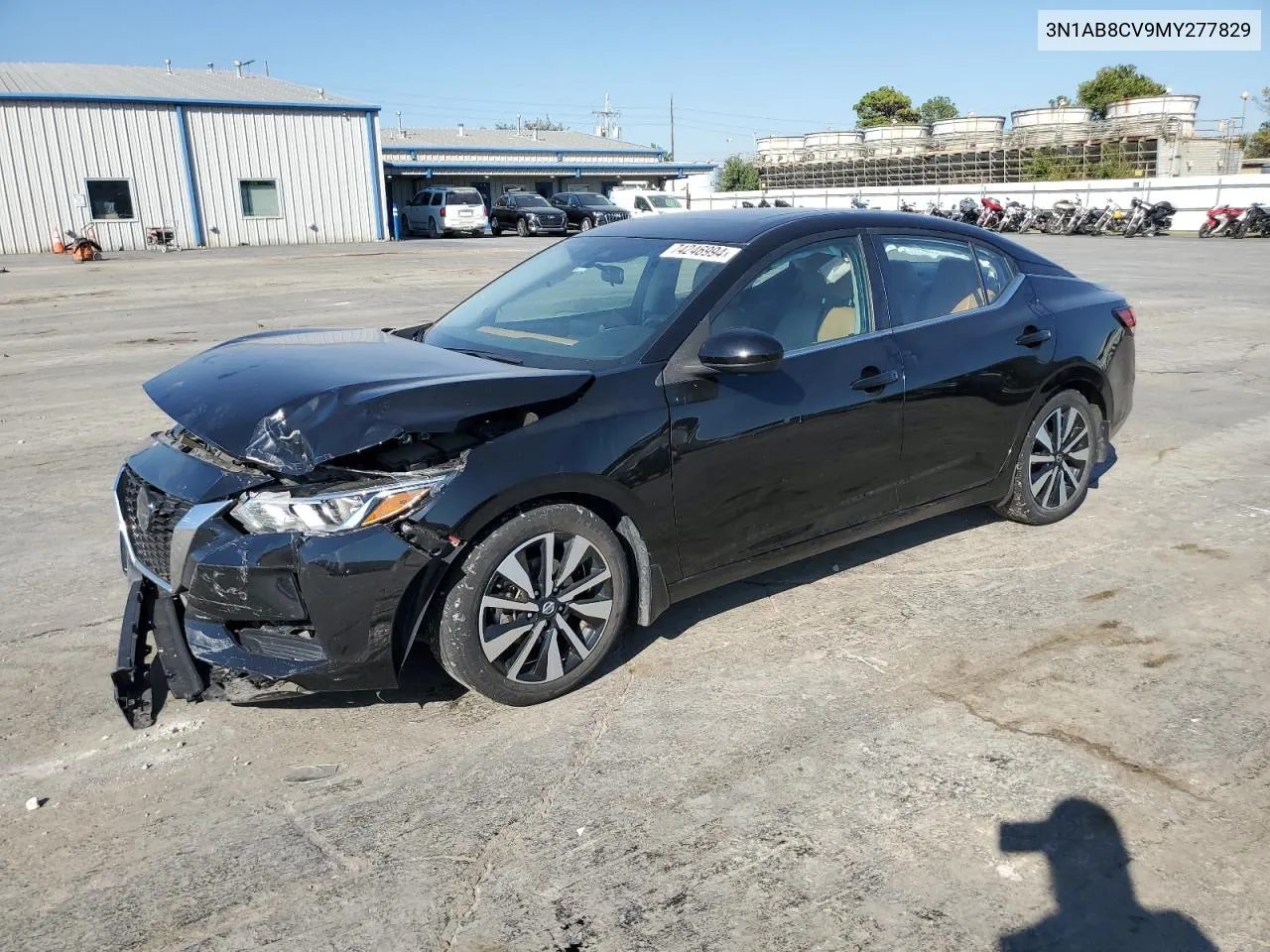 2021 Nissan Sentra Sv VIN: 3N1AB8CV9MY277829 Lot: 74246994