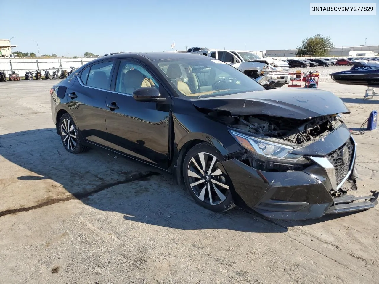 2021 Nissan Sentra Sv VIN: 3N1AB8CV9MY277829 Lot: 74246994