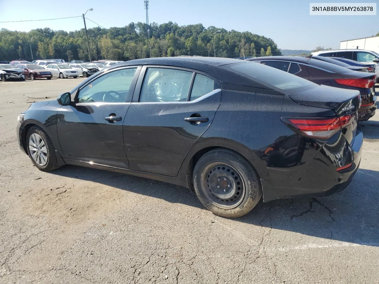 2021 Nissan Sentra S VIN: 3N1AB8BV5MY263878 Lot: 74499104