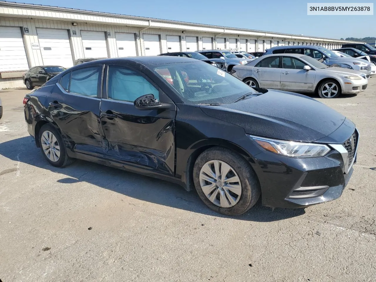 2021 Nissan Sentra S VIN: 3N1AB8BV5MY263878 Lot: 74499104