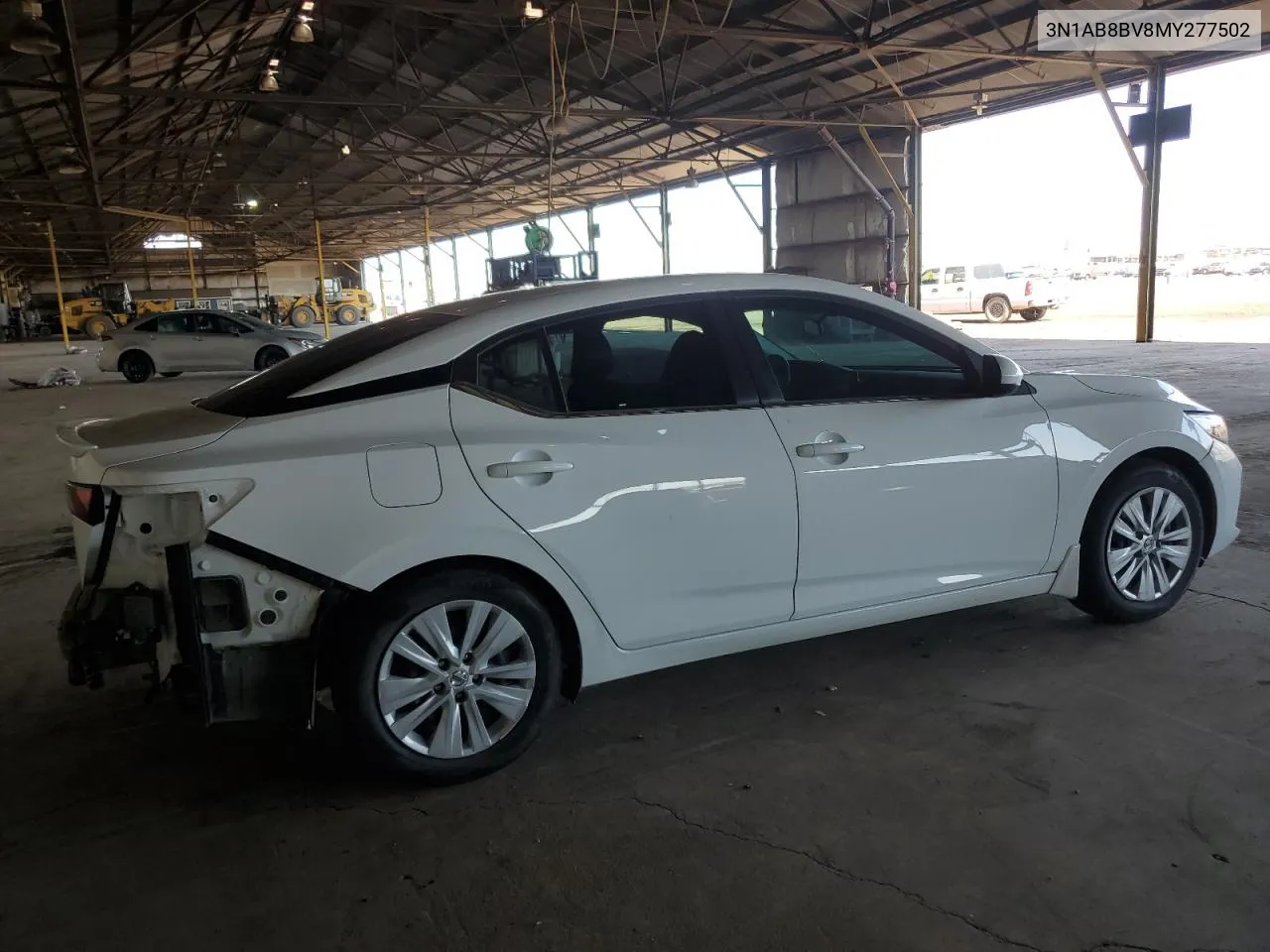 2021 Nissan Sentra S VIN: 3N1AB8BV8MY277502 Lot: 74564414