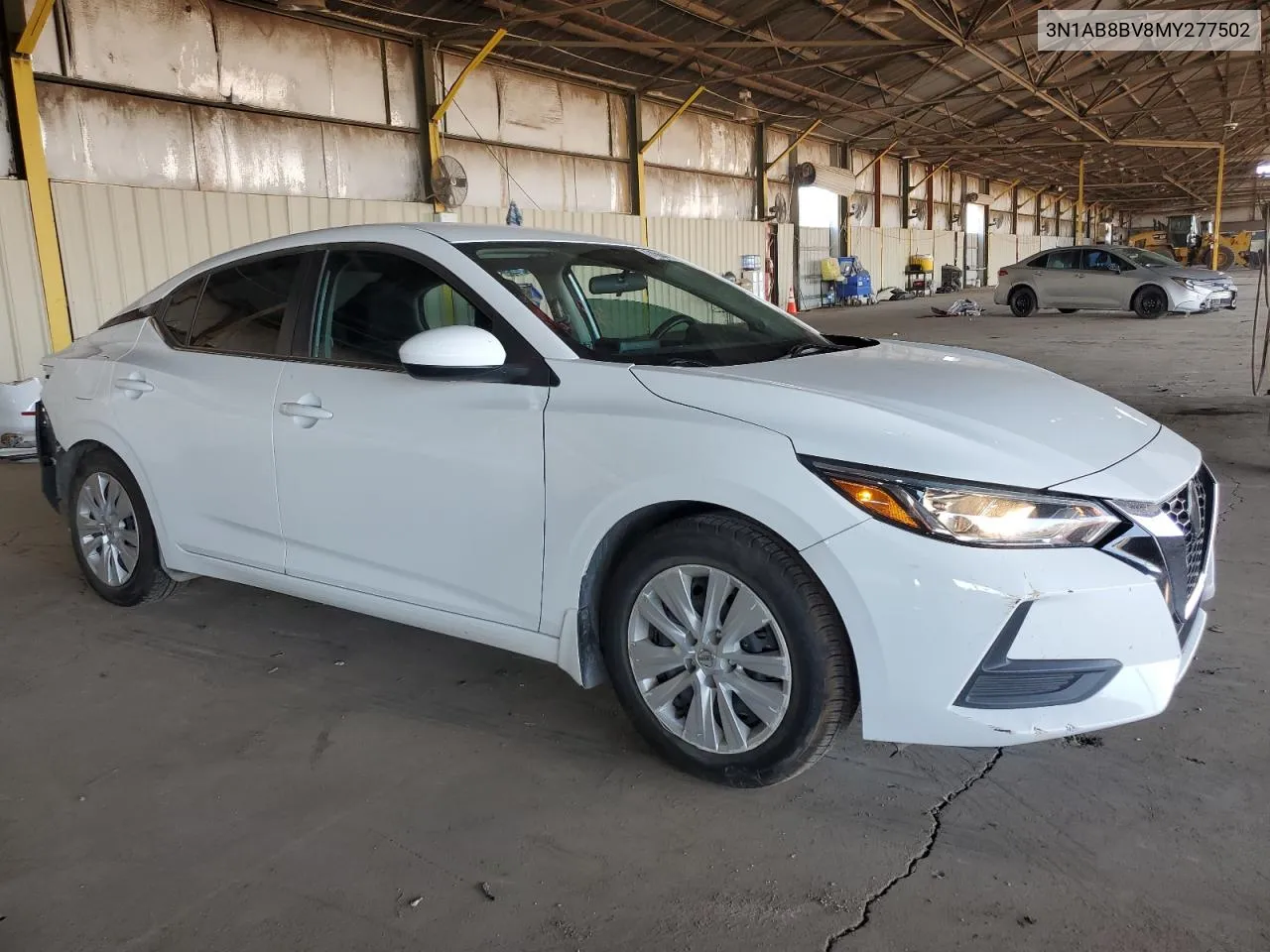 2021 Nissan Sentra S VIN: 3N1AB8BV8MY277502 Lot: 74564414