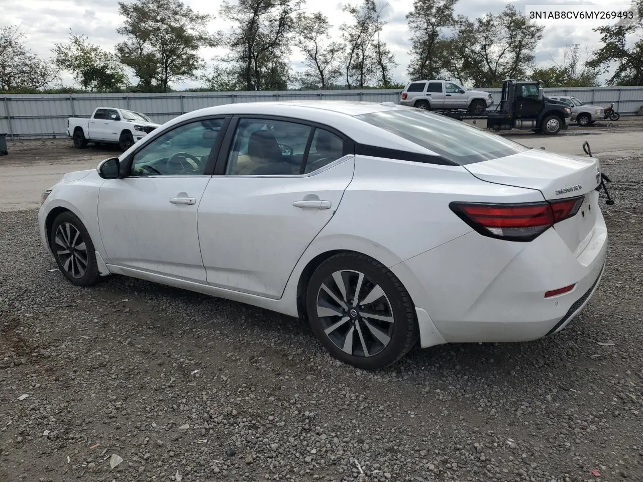 2021 Nissan Sentra Sv VIN: 3N1AB8CV6MY269493 Lot: 74607784