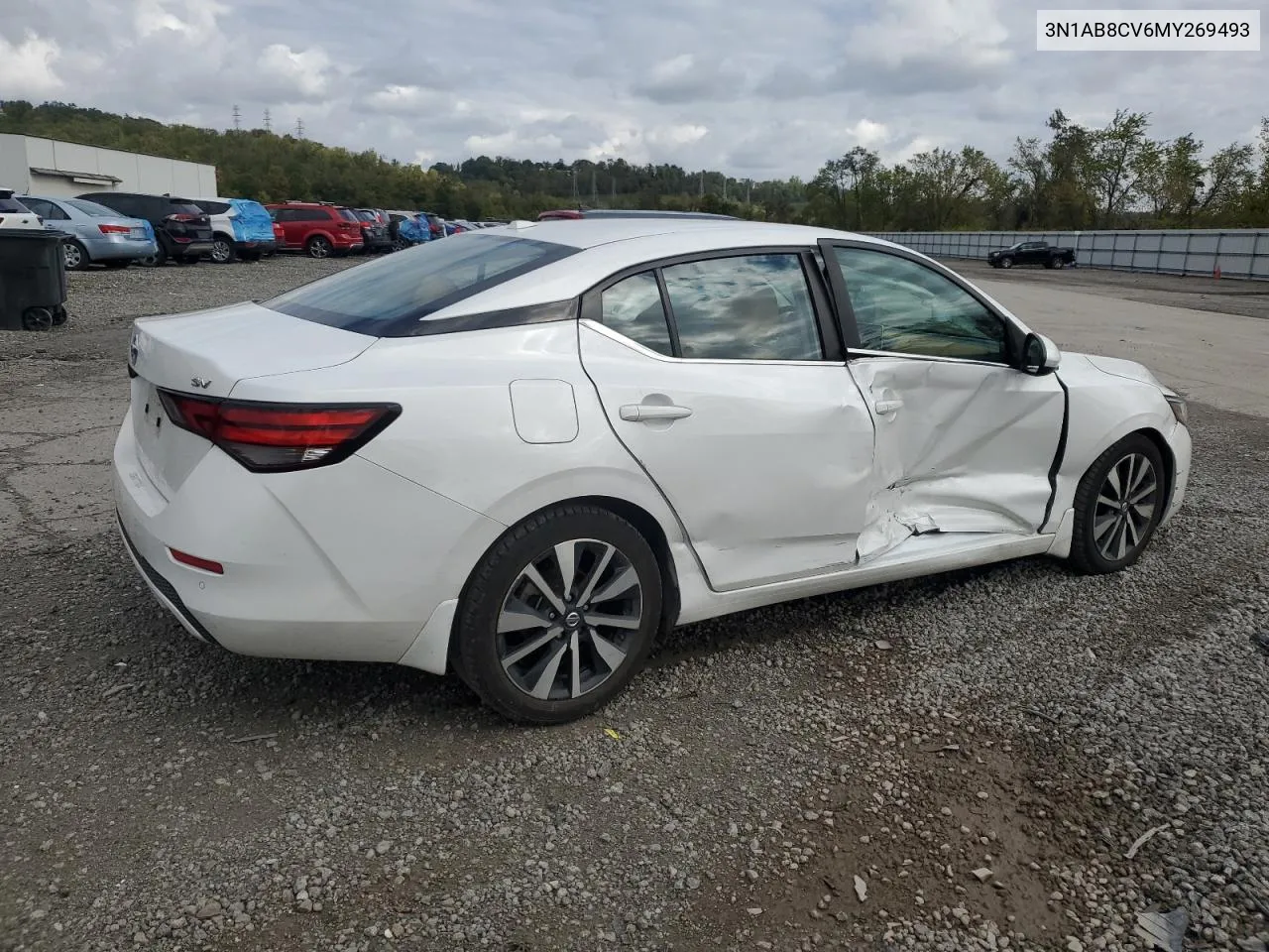 2021 Nissan Sentra Sv VIN: 3N1AB8CV6MY269493 Lot: 74607784