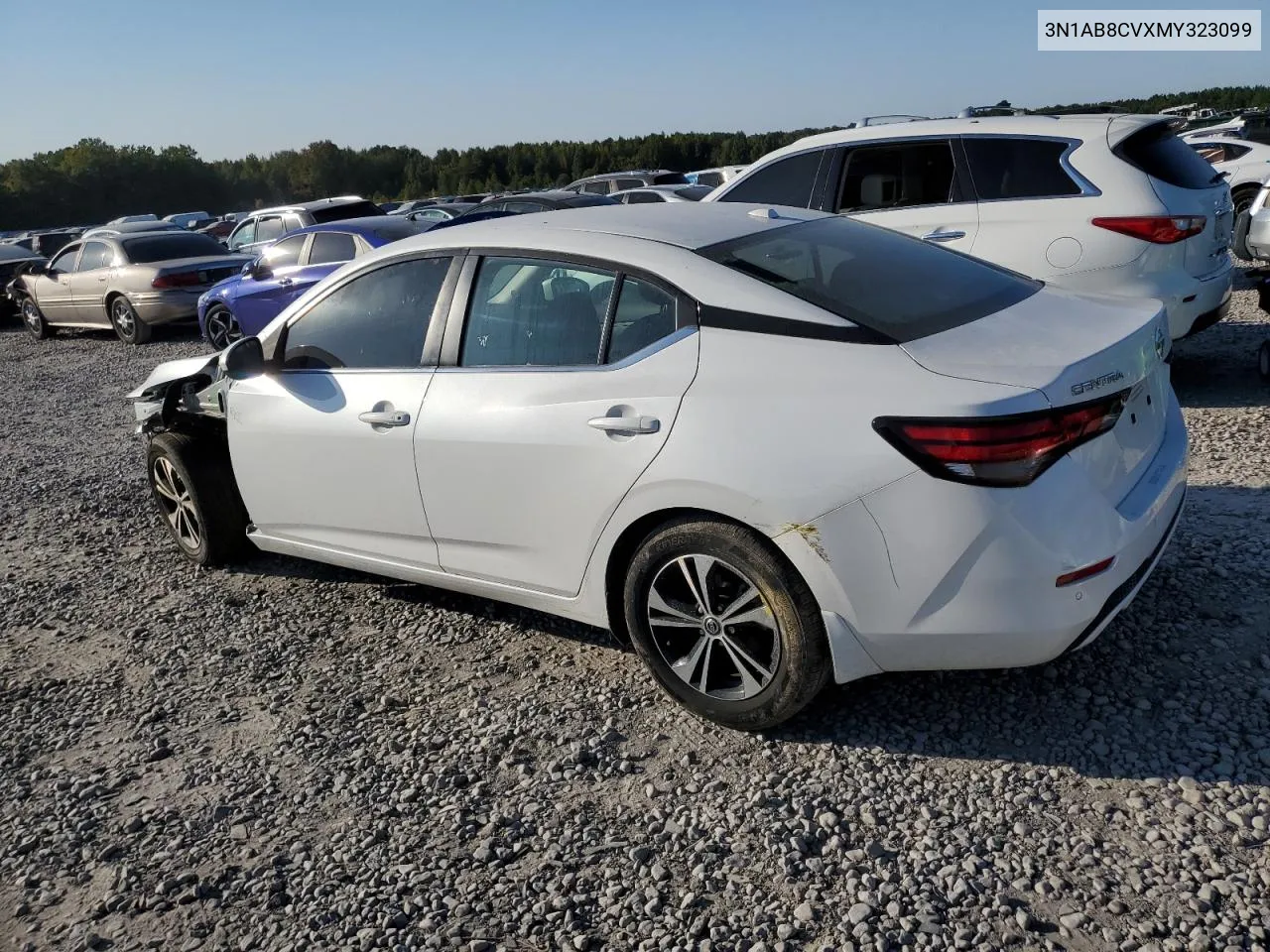 2021 Nissan Sentra Sv VIN: 3N1AB8CVXMY323099 Lot: 74678194