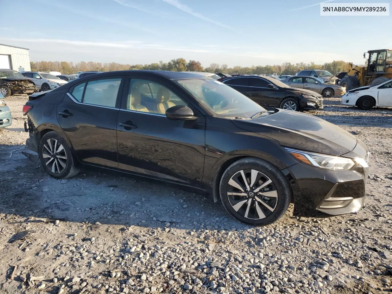 2021 Nissan Sentra Sv VIN: 3N1AB8CV9MY289236 Lot: 74683744