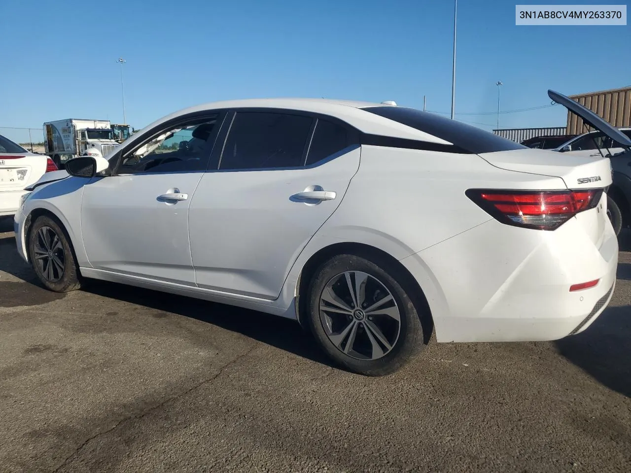 2021 Nissan Sentra Sv VIN: 3N1AB8CV4MY263370 Lot: 74897914