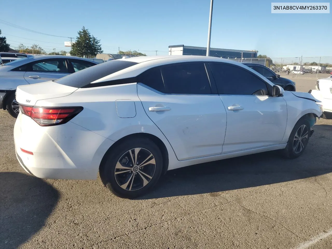 2021 Nissan Sentra Sv VIN: 3N1AB8CV4MY263370 Lot: 74897914