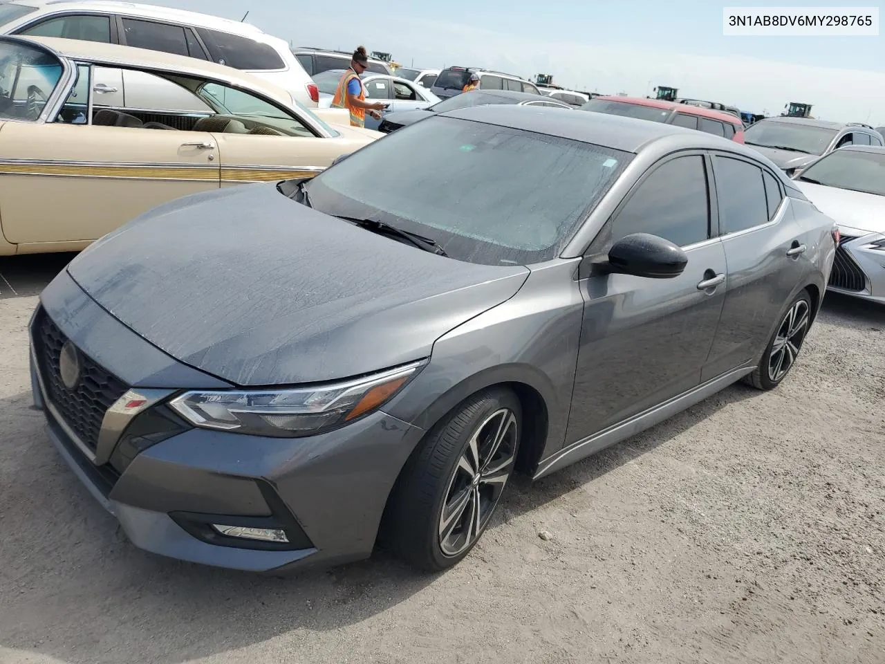 2021 Nissan Sentra Sr VIN: 3N1AB8DV6MY298765 Lot: 74899984