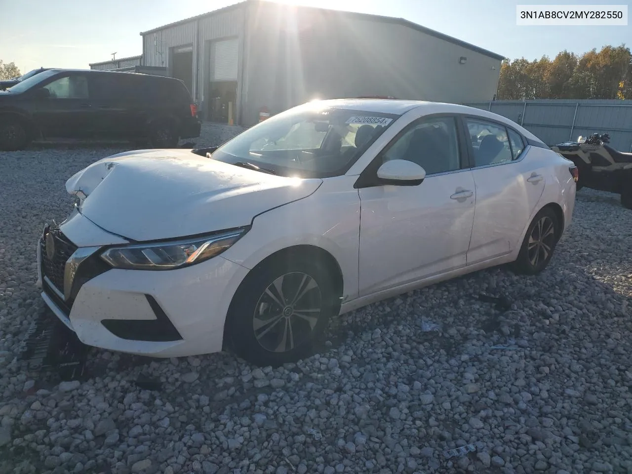 2021 Nissan Sentra Sv VIN: 3N1AB8CV2MY282550 Lot: 75208854