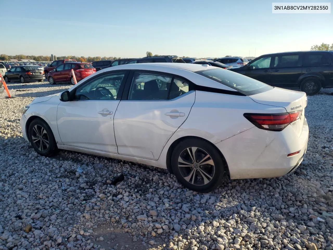 2021 Nissan Sentra Sv VIN: 3N1AB8CV2MY282550 Lot: 75208854