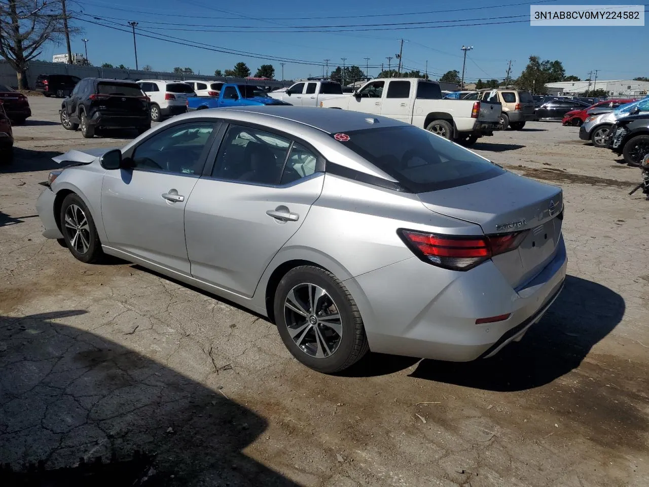 2021 Nissan Sentra Sv VIN: 3N1AB8CV0MY224582 Lot: 75259644