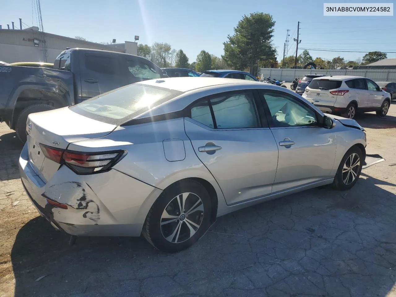 2021 Nissan Sentra Sv VIN: 3N1AB8CV0MY224582 Lot: 75259644