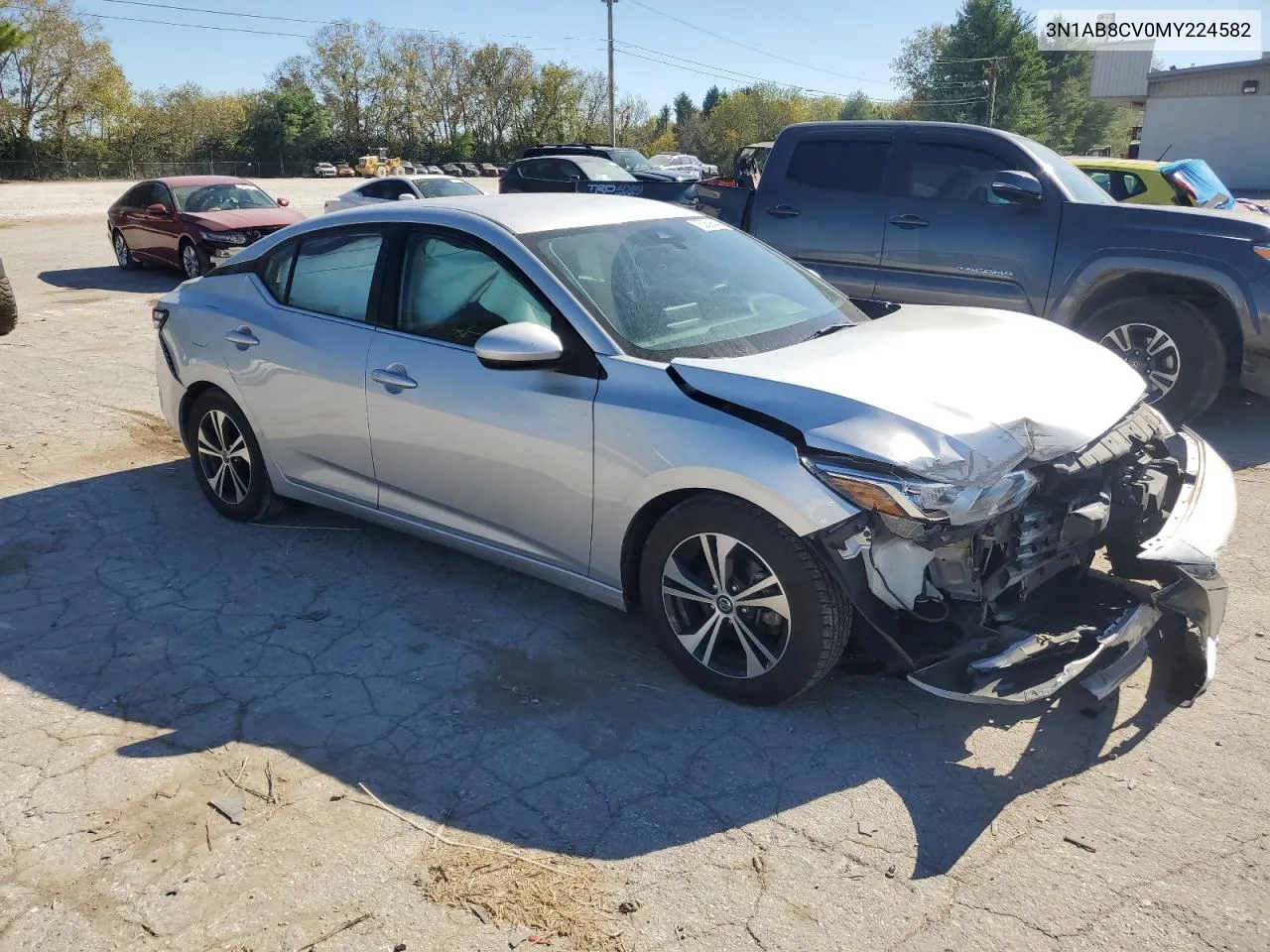 2021 Nissan Sentra Sv VIN: 3N1AB8CV0MY224582 Lot: 75259644