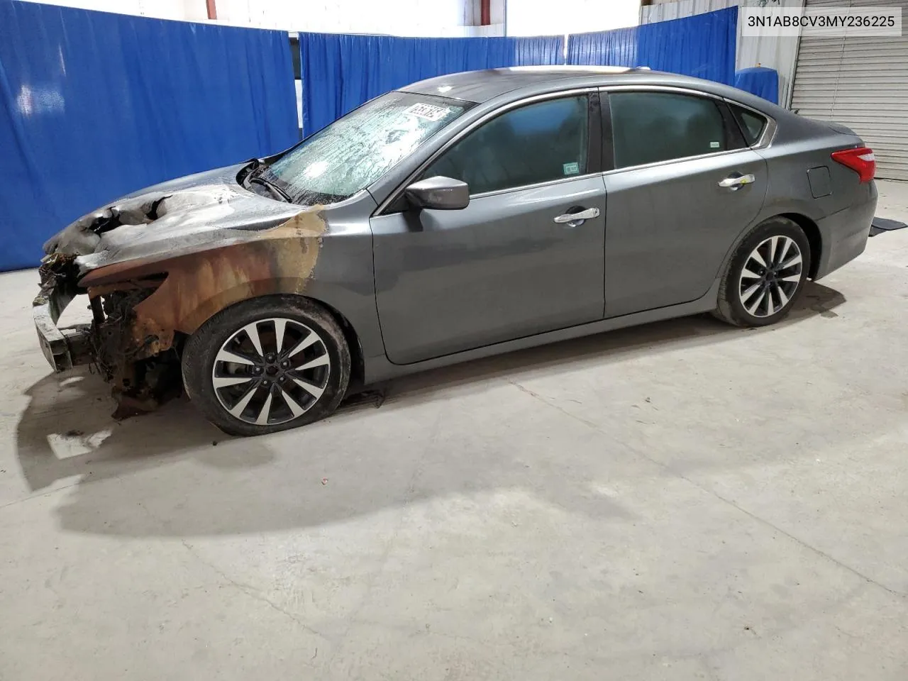 2021 Nissan Sentra Sv VIN: 3N1AB8CV3MY236225 Lot: 75336154