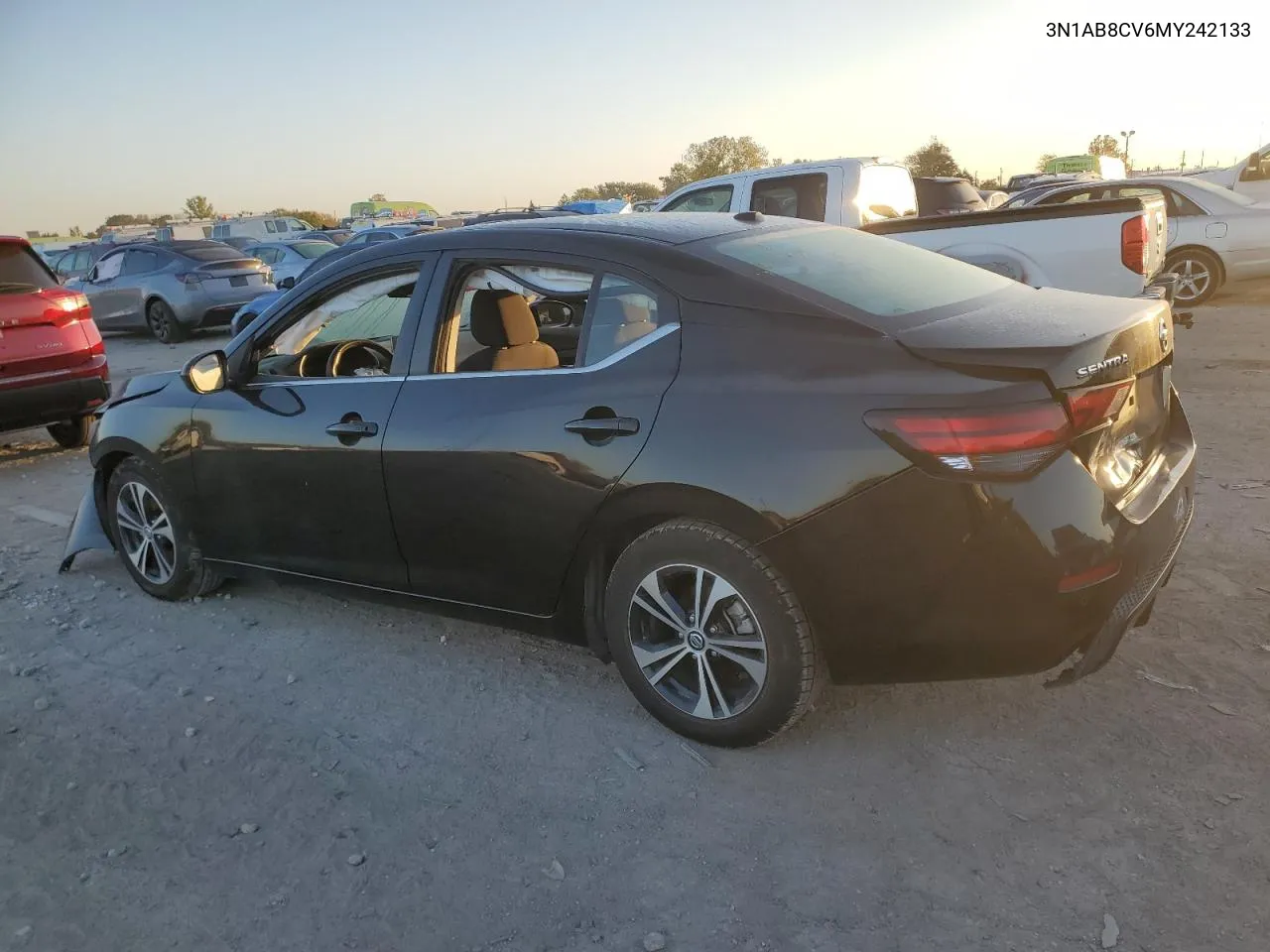 2021 Nissan Sentra Sv VIN: 3N1AB8CV6MY242133 Lot: 75415064