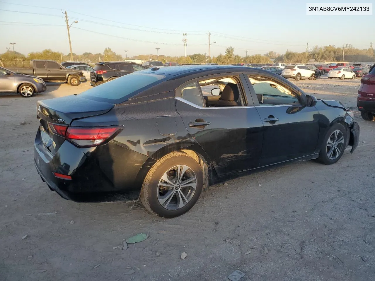 2021 Nissan Sentra Sv VIN: 3N1AB8CV6MY242133 Lot: 75415064