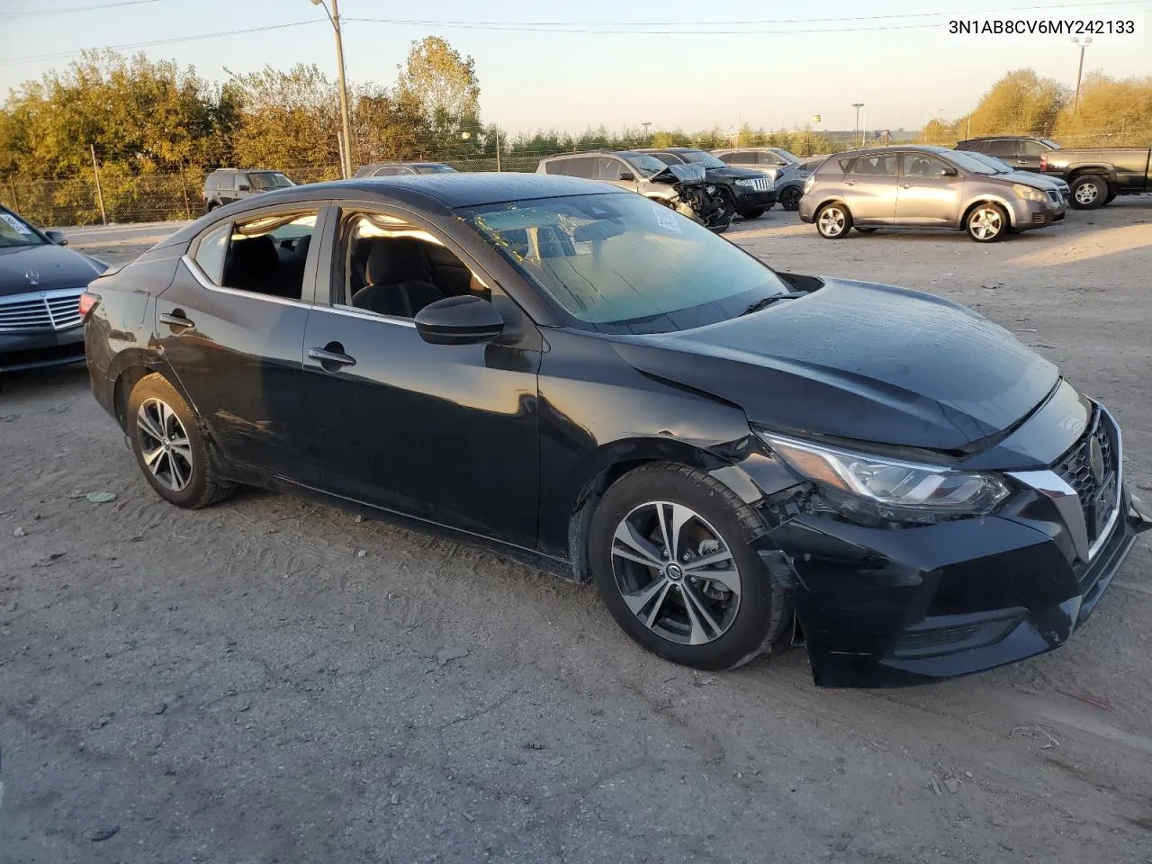 2021 Nissan Sentra Sv VIN: 3N1AB8CV6MY242133 Lot: 75415064