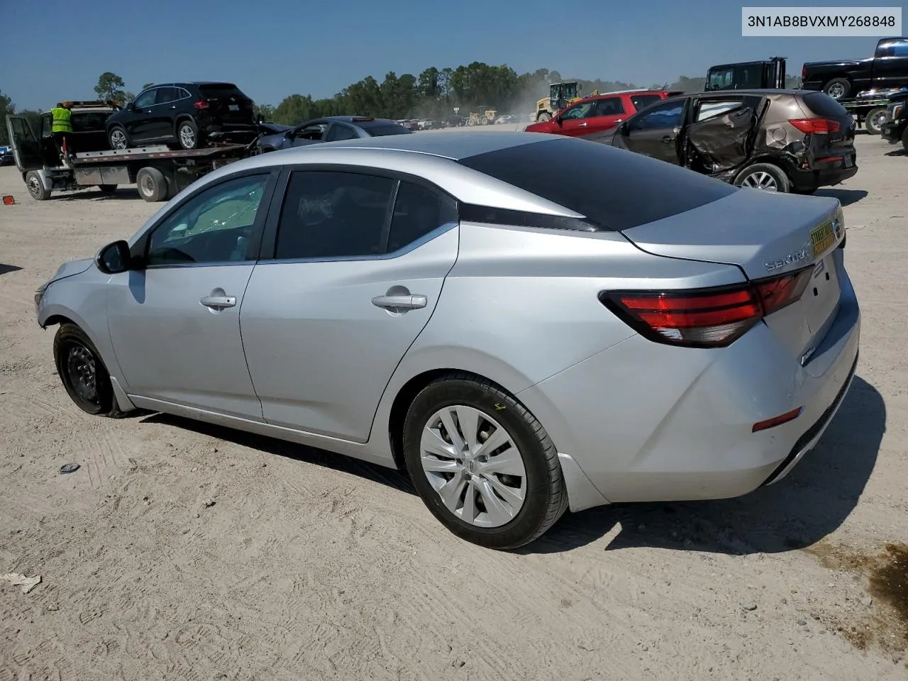 2021 Nissan Sentra S VIN: 3N1AB8BVXMY268848 Lot: 75559844