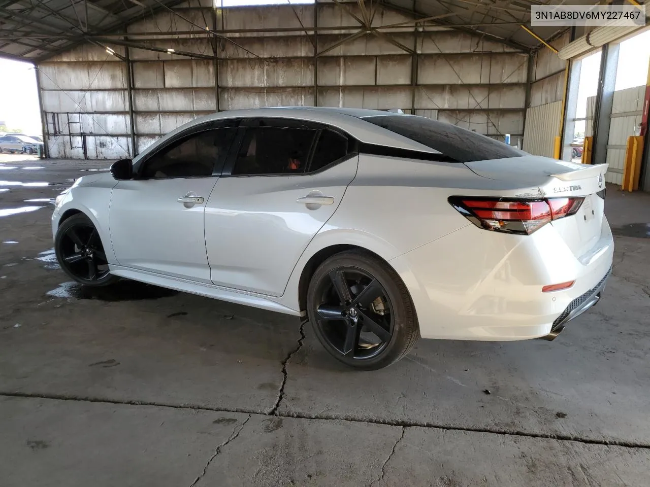 2021 Nissan Sentra Sr VIN: 3N1AB8DV6MY227467 Lot: 75569254