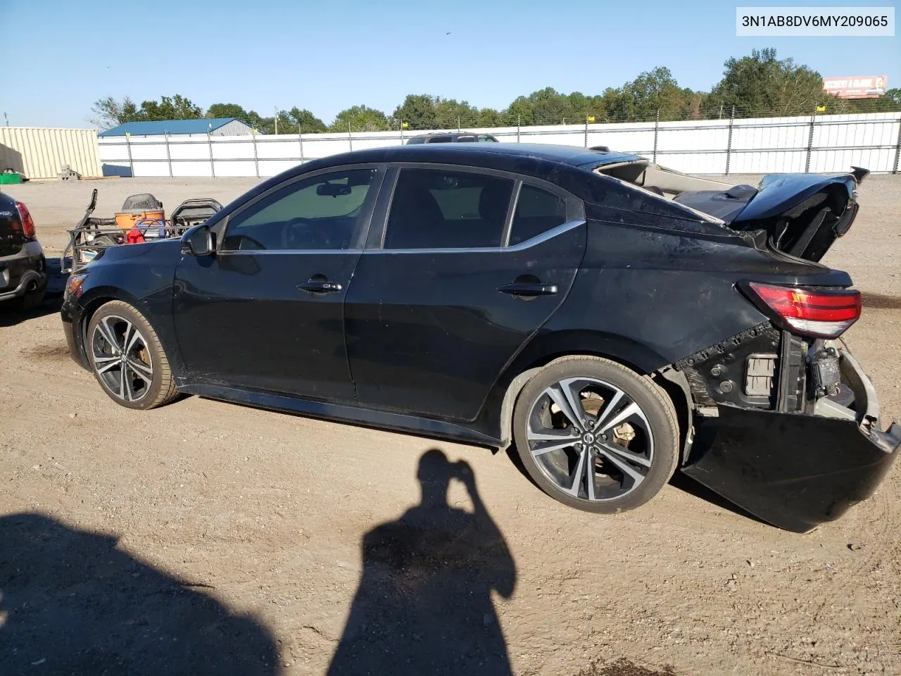 2021 Nissan Sentra Sr VIN: 3N1AB8DV6MY209065 Lot: 75727594