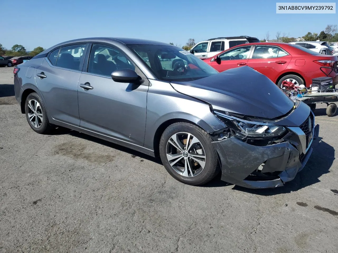 2021 Nissan Sentra Sv VIN: 3N1AB8CV9MY239792 Lot: 75846104