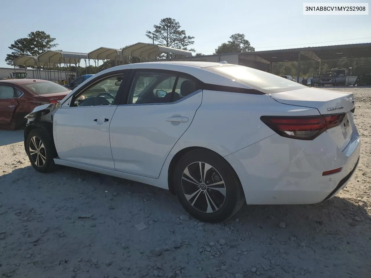 2021 Nissan Sentra Sv VIN: 3N1AB8CV1MY252908 Lot: 75905824