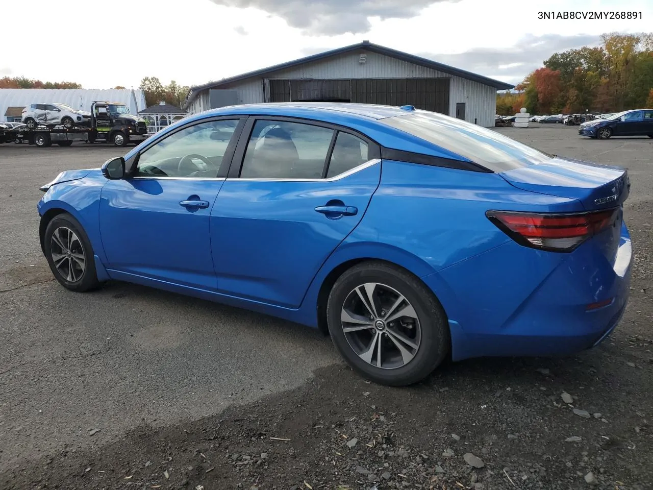 2021 Nissan Sentra Sv VIN: 3N1AB8CV2MY268891 Lot: 76028964