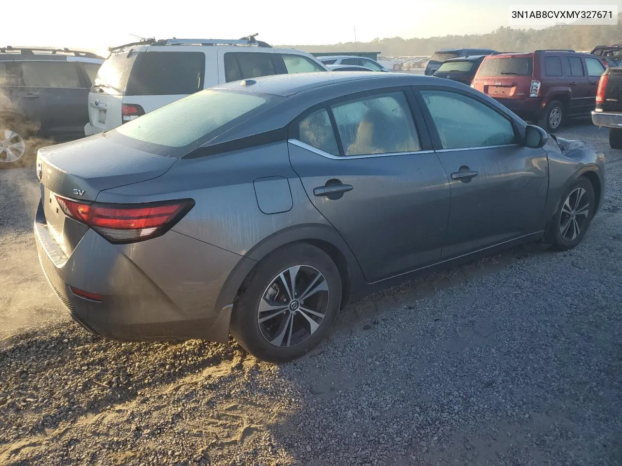 2021 Nissan Sentra Sv VIN: 3N1AB8CVXMY327671 Lot: 76118374