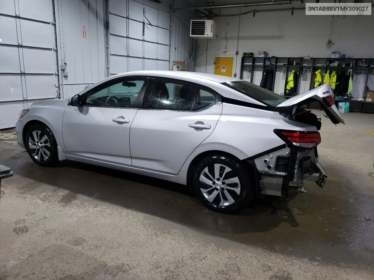 2021 Nissan Sentra S VIN: 3N1AB8BV1MY309027 Lot: 76278384