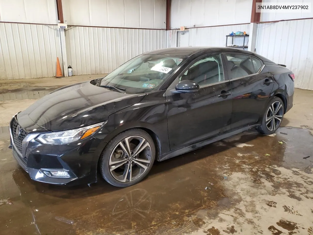 2021 Nissan Sentra Sr VIN: 3N1AB8DV4MY237902 Lot: 76313484