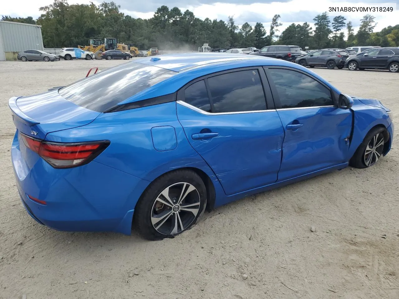 2021 Nissan Sentra Sv VIN: 3N1AB8CV0MY318249 Lot: 76344974