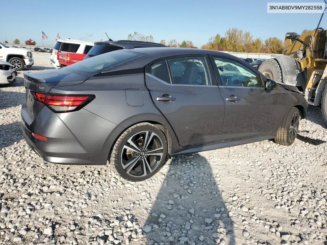 2021 Nissan Sentra Sr VIN: 3N1AB8DV9MY282558 Lot: 76459354