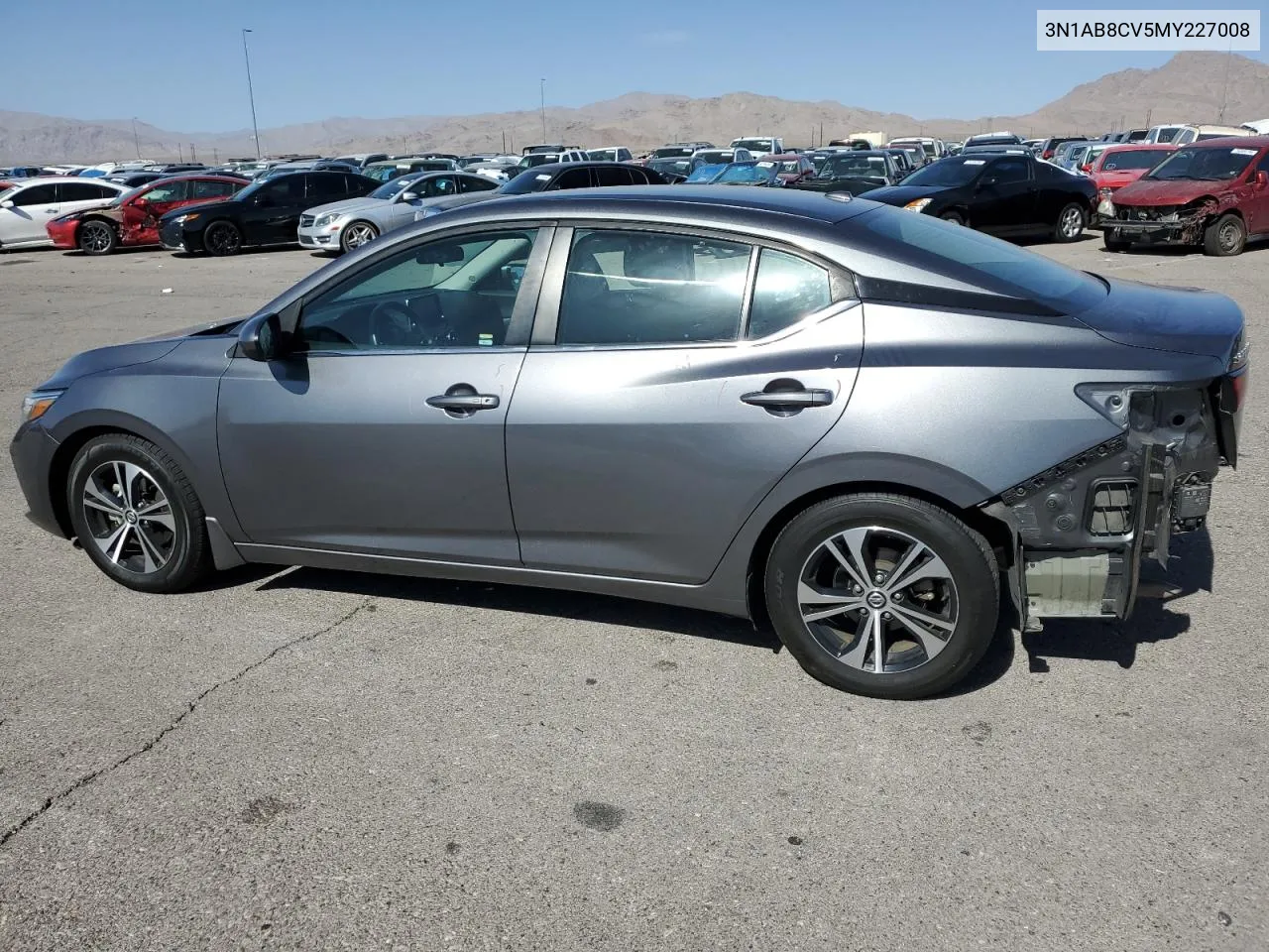 2021 Nissan Sentra Sv VIN: 3N1AB8CV5MY227008 Lot: 76502464