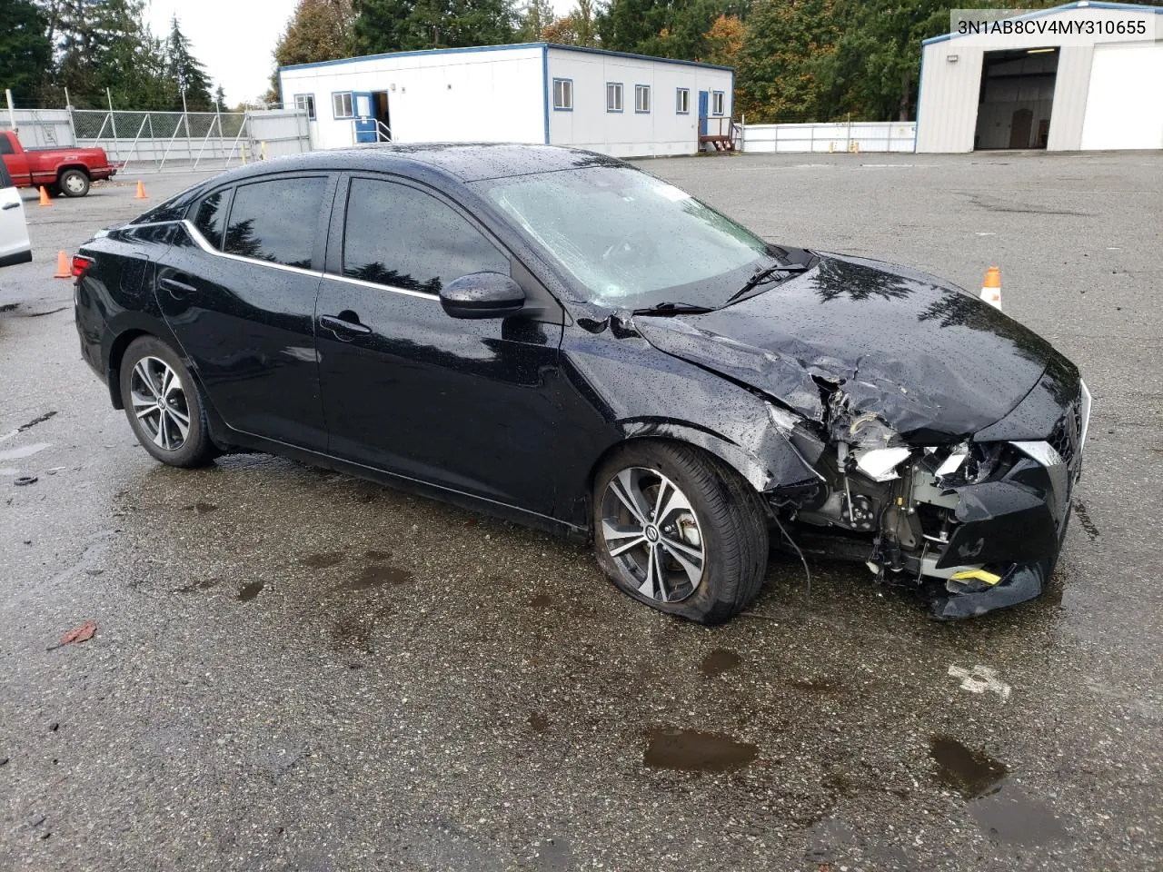 2021 Nissan Sentra Sv VIN: 3N1AB8CV4MY310655 Lot: 76538524