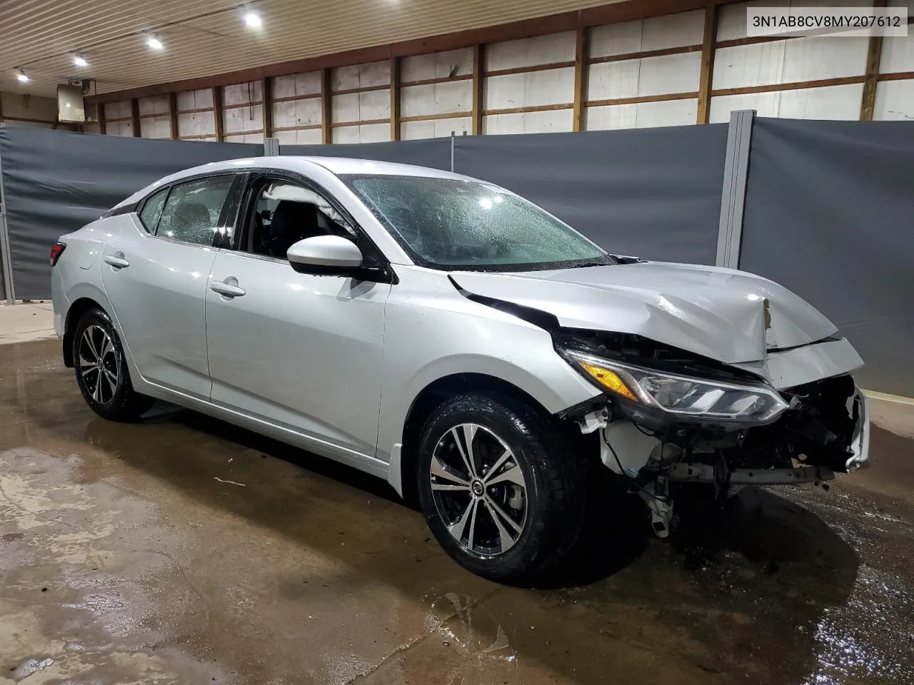 2021 Nissan Sentra Sv VIN: 3N1AB8CV8MY207612 Lot: 76741144