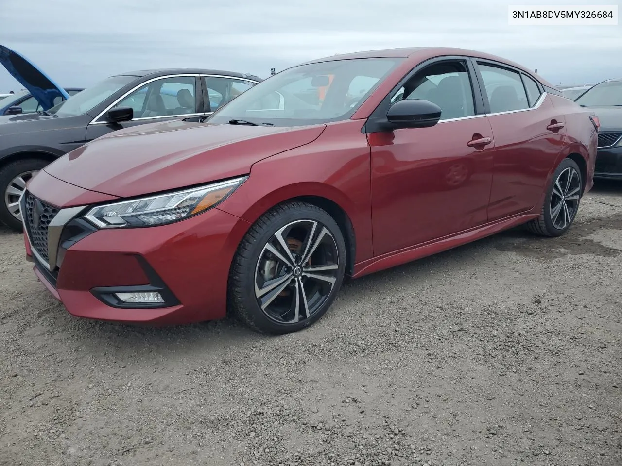 2021 Nissan Sentra Sr VIN: 3N1AB8DV5MY326684 Lot: 76771384