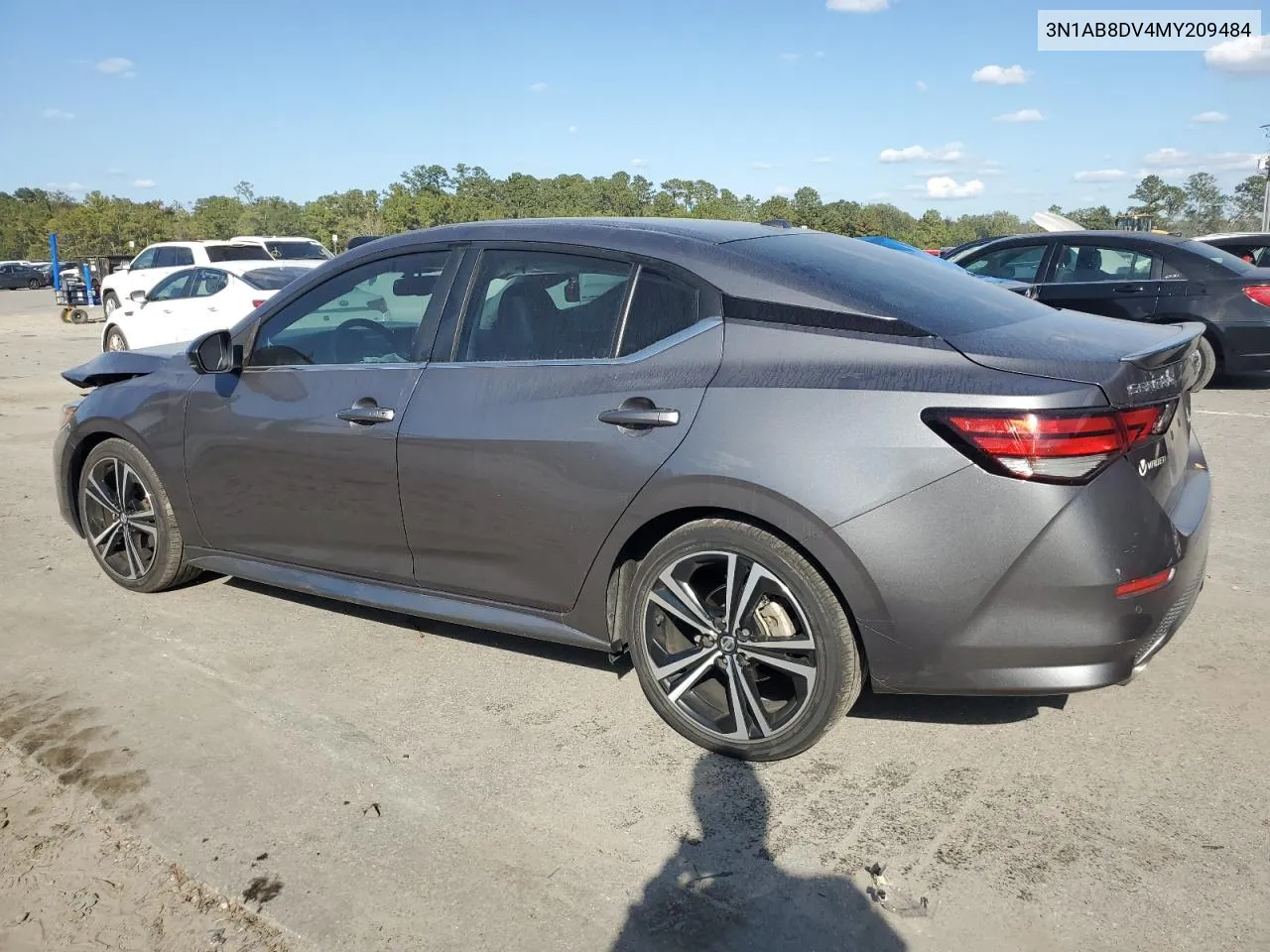 2021 Nissan Sentra Sr VIN: 3N1AB8DV4MY209484 Lot: 76843884