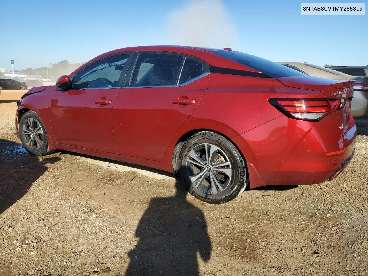 2021 Nissan Sentra Sv VIN: 3N1AB8CV1MY285309 Lot: 76845514