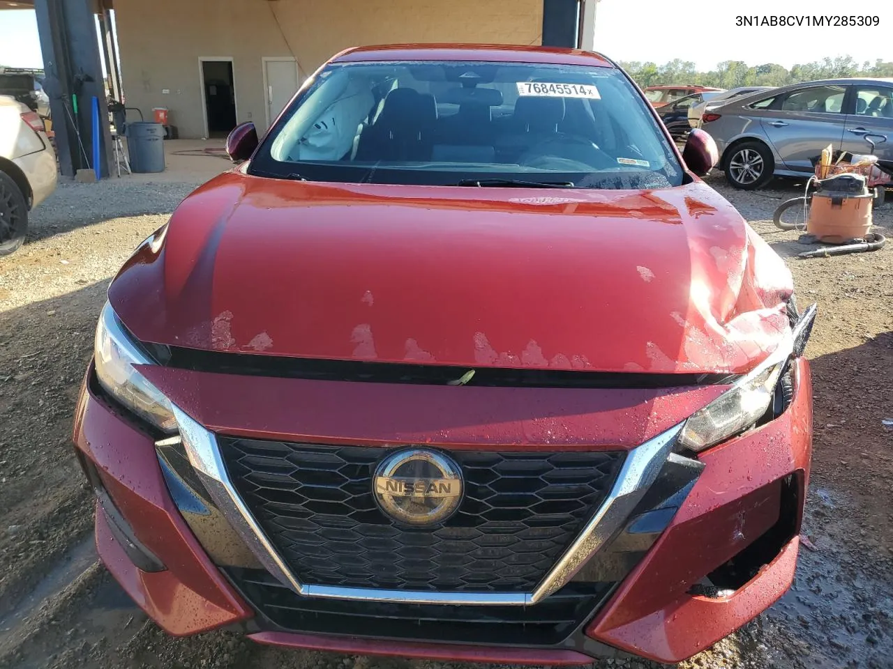 2021 Nissan Sentra Sv VIN: 3N1AB8CV1MY285309 Lot: 76845514