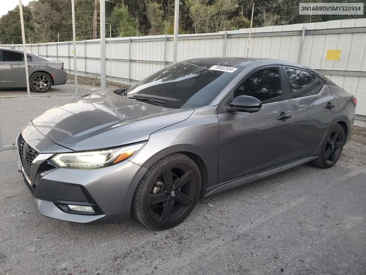 2021 Nissan Sentra Sr VIN: 3N1AB8DV5MY320934 Lot: 76902504