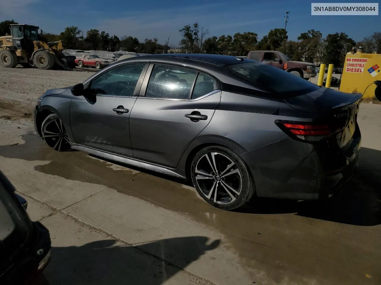 2021 Nissan Sentra Sr VIN: 3N1AB8DV0MY308044 Lot: 76981854