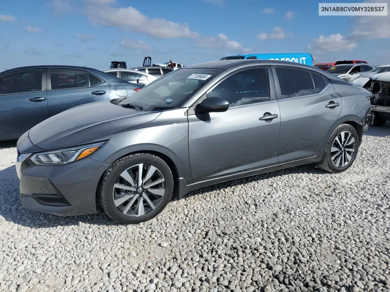 2021 Nissan Sentra Sv VIN: 3N1AB8CV0MY328537 Lot: 77138484