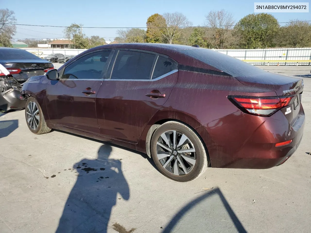 2021 Nissan Sentra Sv VIN: 3N1AB8CV8MY294072 Lot: 77160844