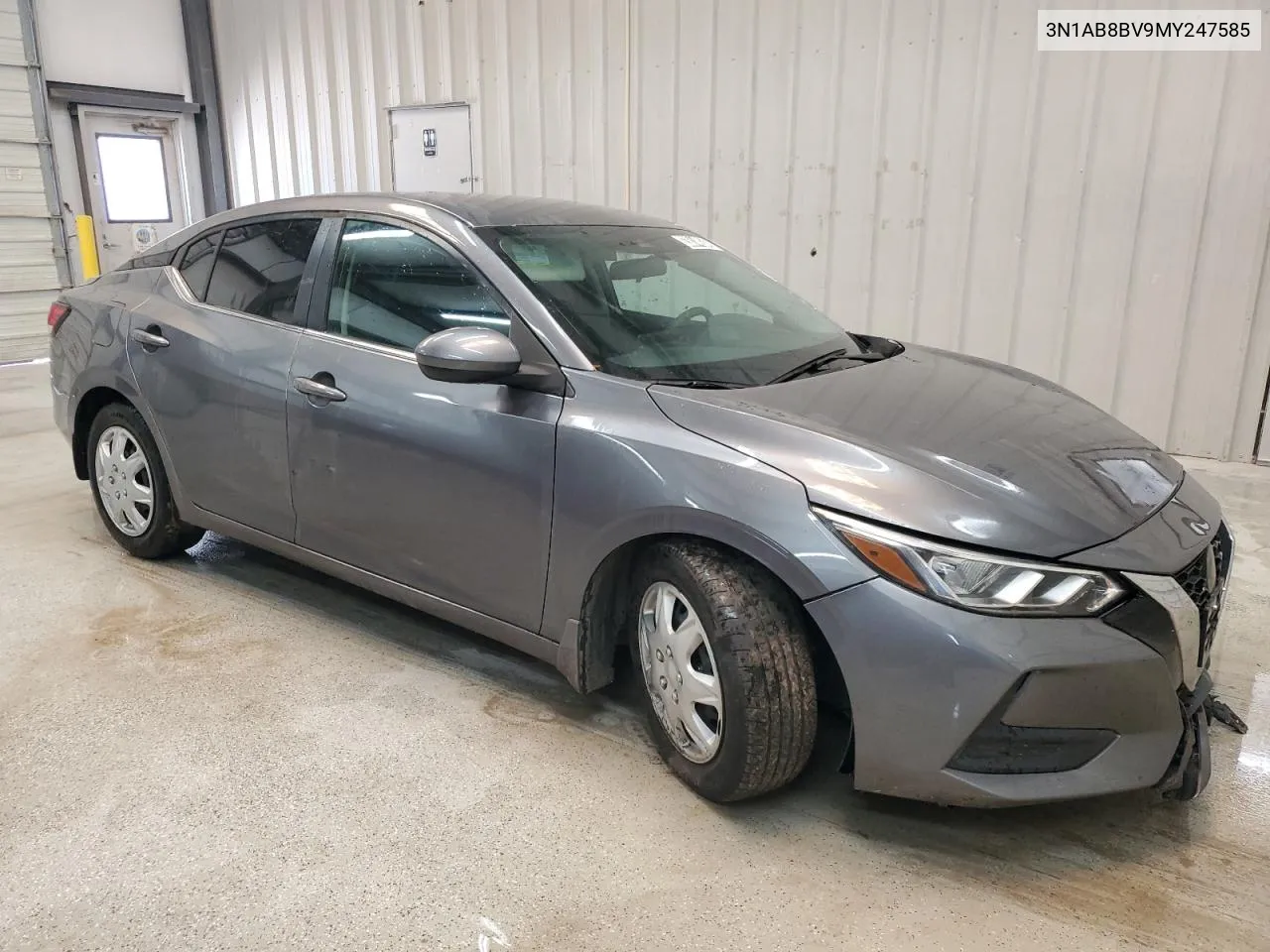 2021 Nissan Sentra S VIN: 3N1AB8BV9MY247585 Lot: 77189424