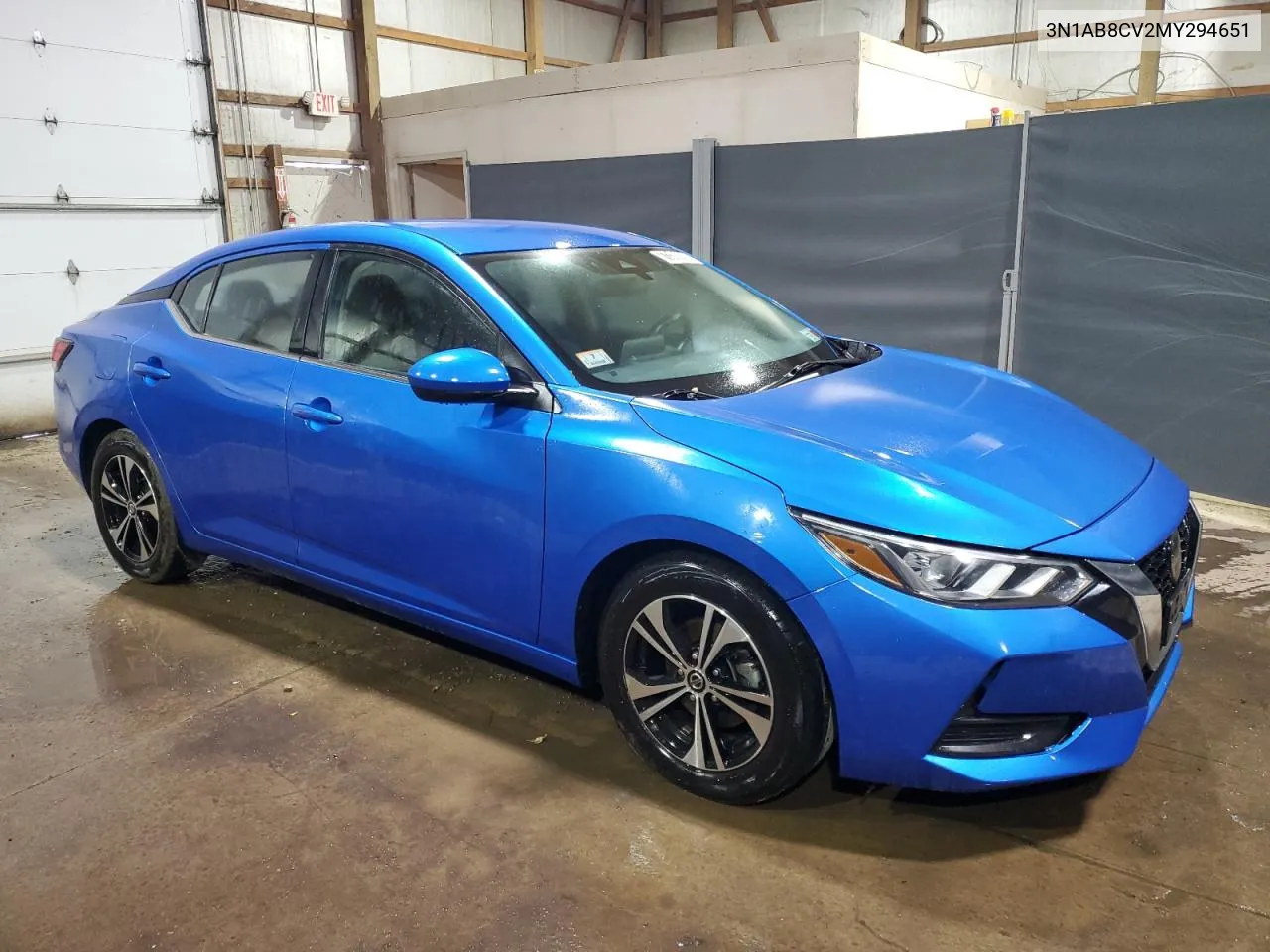 2021 Nissan Sentra Sv VIN: 3N1AB8CV2MY294651 Lot: 77310164