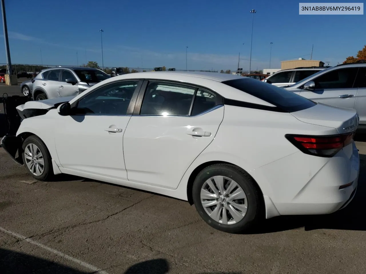 2021 Nissan Sentra S VIN: 3N1AB8BV6MY296419 Lot: 77441354